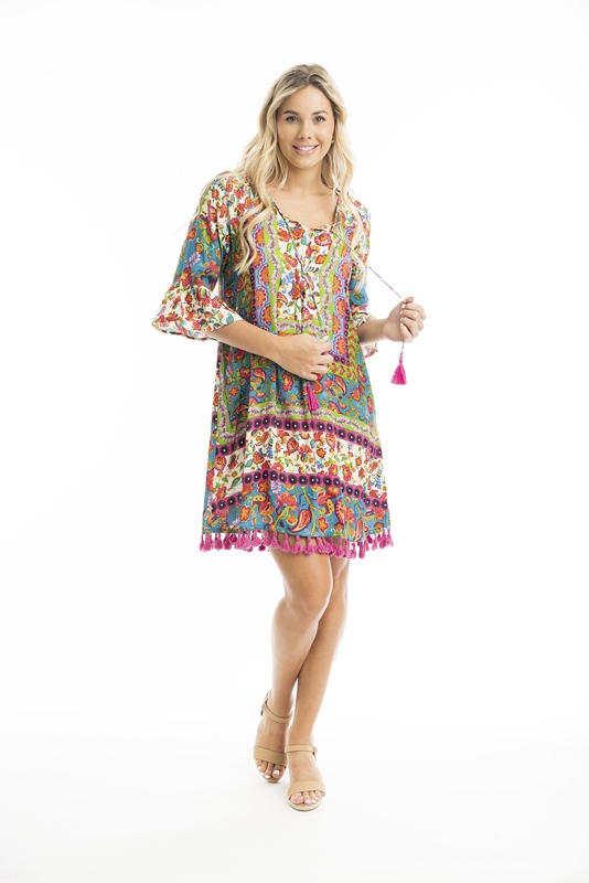 Kleid / Longtunika 3/4 Arm