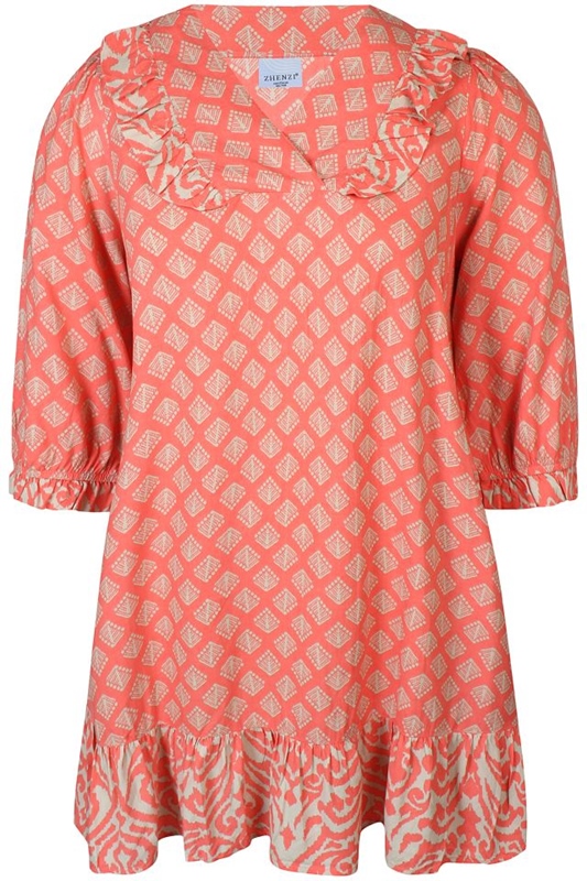 Boho-Kleid 3/4 Arm