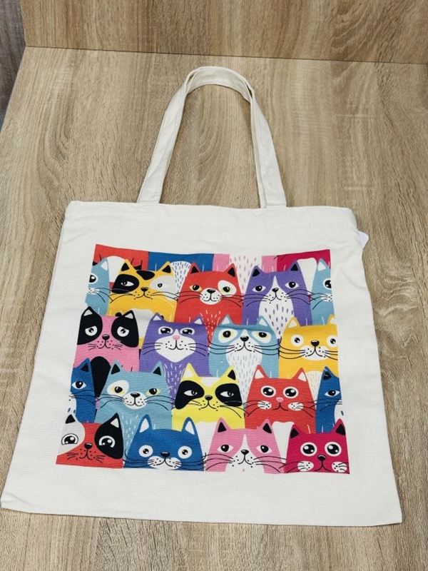 Witziger Shopper mit Reiverschluss