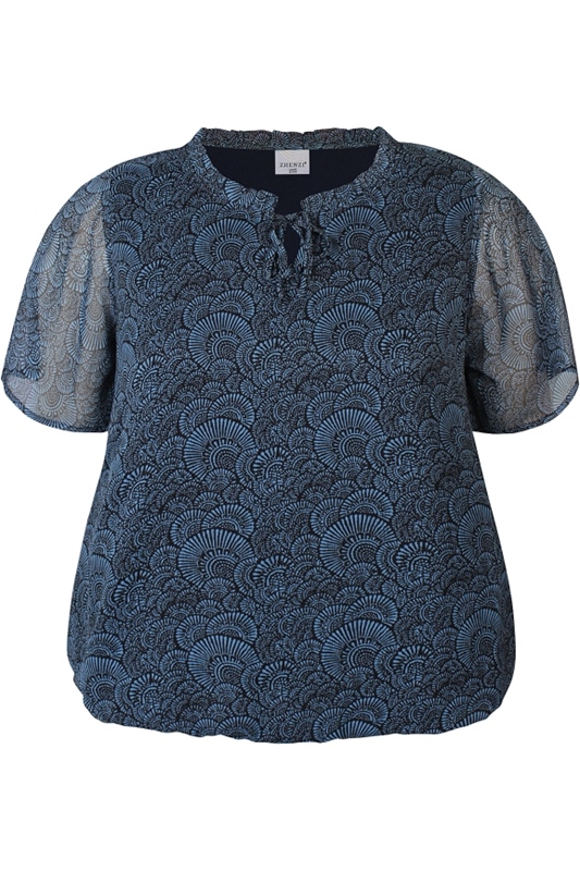 Blusen-Shirt kurzarm