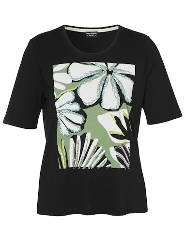 Shirt mit Glitzermotiv kurzarm