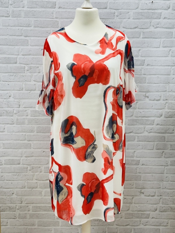 Elegantes Kleid kurzarm