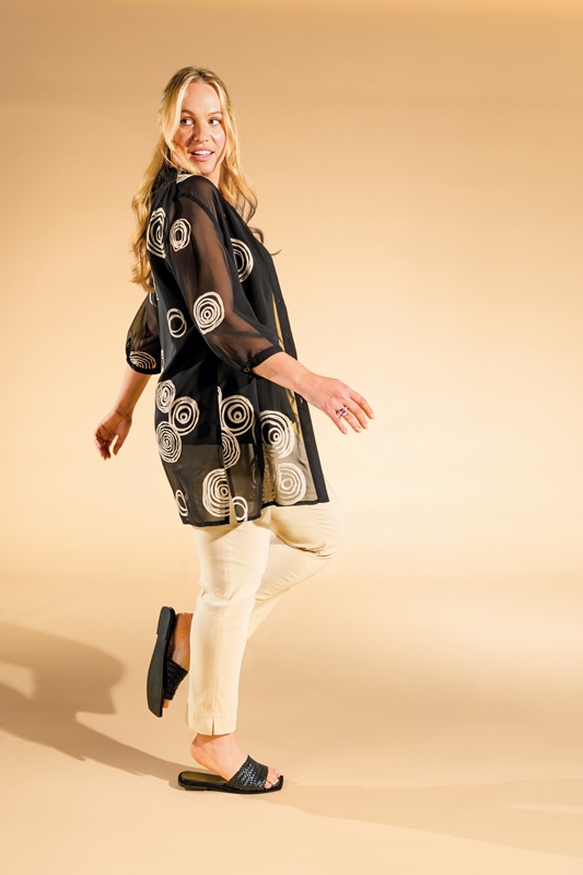 Elegante Bluse 3/4 Arm