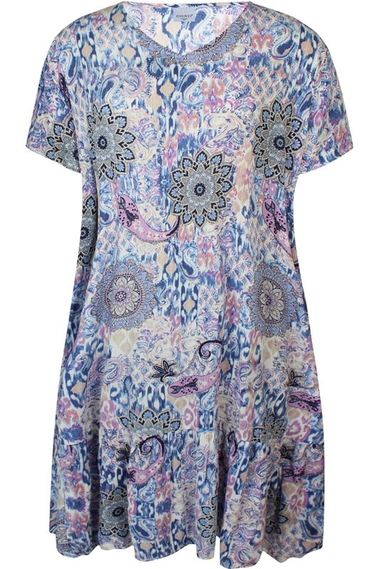 Romantisches Kleid kurzarm