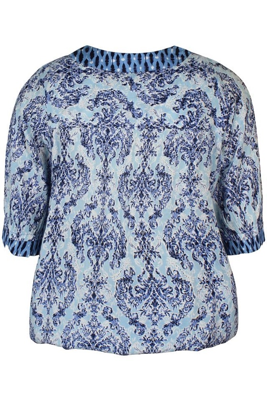 Schlupfbluse kurzarm