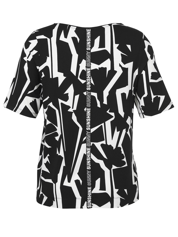 T-Shirt schwarz/weiss 1/2 Arm T-Shirt schwarz/weiss 1/2 Arm