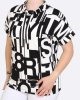 Lässiges Kurzarmshirt schwarz/weiss Lässiges Kurzarmshirt schwarz/weiss