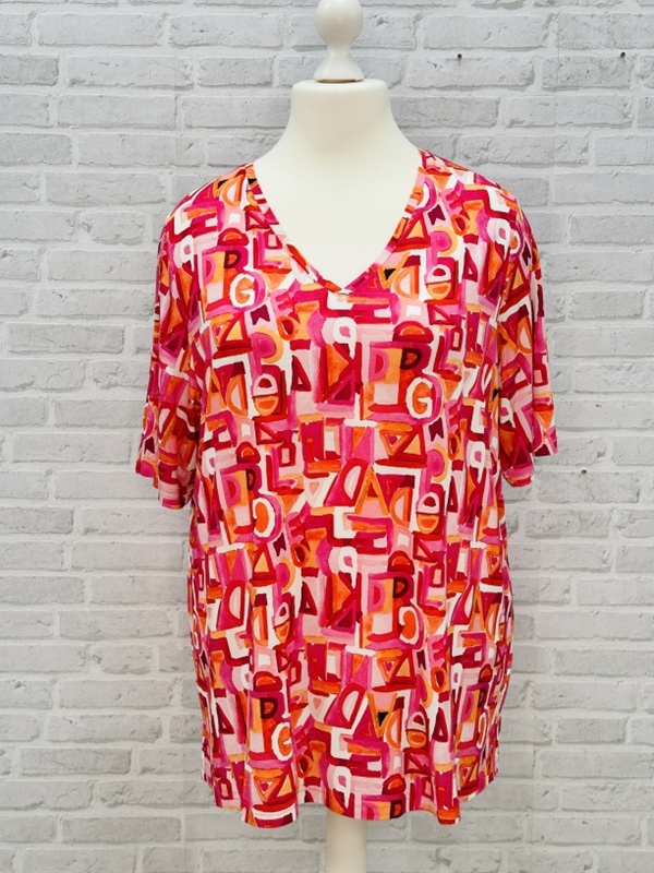 Shirt kurzarm mit Buchstabenprint