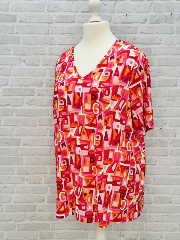 Shirt kurzarm mit Buchstabenprint