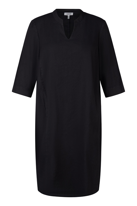 Kleid Leinenstruktur Stretch