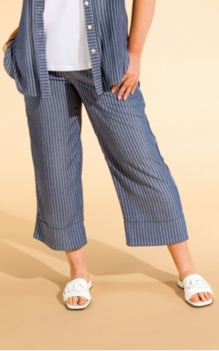 Leichte Culotte Denimoptik